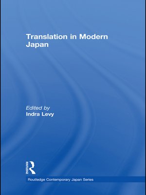 cover image of Translation in Modern Japan